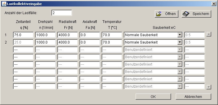 GWJ eAssistant: Wälzlagerberechnung nach DIN ISO 281