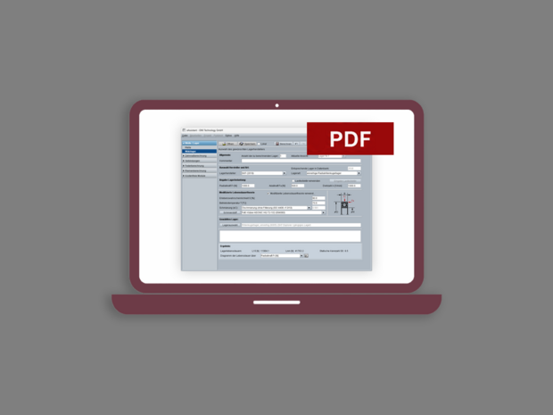 Wälzlagerberechnung im PDF-Format