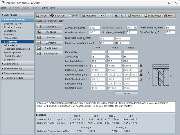 3er- und 4er-Räderkette