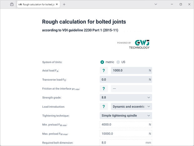 Przybliżone wymiary śrub