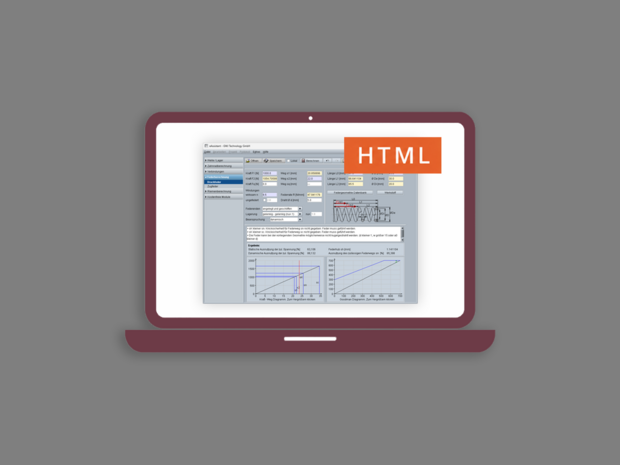 Druckfederberechnung im HTML-Format