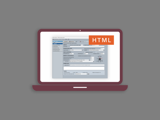 Wälzlagerberechnung im HTML-Format