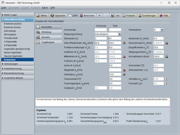 Zylindrische Schnecke